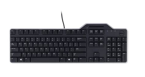 dell kb813 smart card reader usb keyboard black|backlit keyboard with card reader.